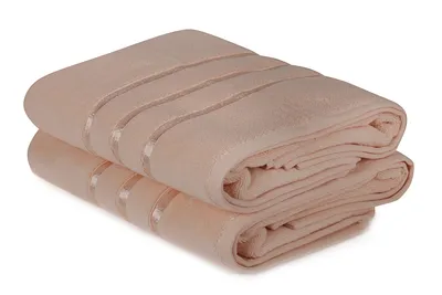 Produktbild von Mijolnir, Hochwertiges Badetuch-Set (2 Stück), 100% Mikrofaser, 560 g/m², 70 x 140 cm | Maschinenwaschbar bei 40 °C | Elegante Farbe: Lachs, Ideal für Ihr Badezimmer.