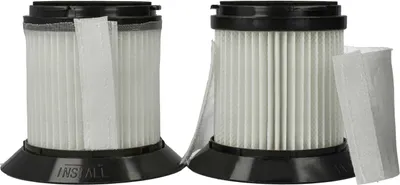 Produktbild von vhbw 2x Staubsaugerfilter kompatibel mit Sichler Zyklon BLS-200 Staubsauger - HEPA-Filter Schwarz Weiß