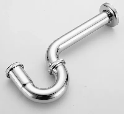 Produktbild von INF P-Trap-Wandabflussrohr aus Edelstahl S