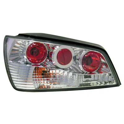Immagine prodotto di Coppia di fanali posteriori compatibili con Peugeot 306 5/93-3/97 cromati