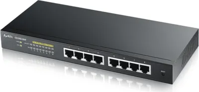 Immagine prodotto di Zyxel GS1900-8HP Managed L2 Gigabit Ethernet (10/100/1000) Power over Ethernet (PoE) Nero