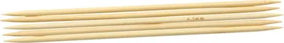 Produktbild von Nadelspiel Bambus 20 cm 4,5 mm