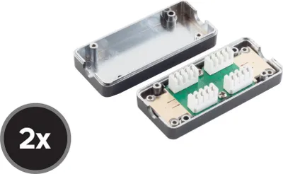 Produktbild von shiverpeaks BS75001-1SET2, Cat6, 10/100/1000Base-T(X), 2 Stück(e)