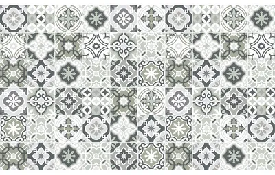 Image de Autocollants décoratifs pour meubles – Autocollants pour la cuisine et le salon – 60 autocollants Floentina imitation carreaux de ciment pour meubles – 60 autocollants 15 x 15 cm