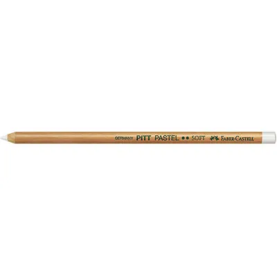 Produktbild von FABER-CASTELL Pitt Medium Pastellstift WEISS