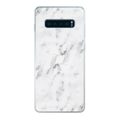 Produktbild von MuchoWow® Handyhülle Schutzhülle Hülle für Samsung Galaxy S10 Plus Marmor - Luxus - Weiß - Grau - Marmoroptik Silikon Softcase Handy Hülle - Schutzhülle