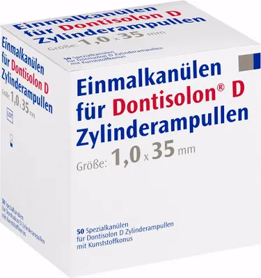 Produktbild von Dontisolon Kanülen Z.A. 1,0x35mm 50St