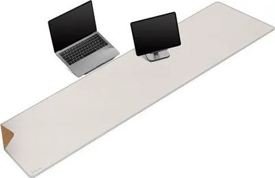 Produktbild von Famanu Schreibtischunterlage 160 x 40 cm - Creme