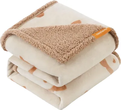 Produktbild von Feandrea Wasserdichte Decke für Hunde, Sherpa-Decke für mittelgroße und große Hunde, Katzen, 152 x 127 cm, XL, wendbar, waschmaschinenfest, beige