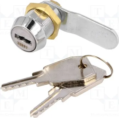 Image de 1 x Serrure en alliage d'aluminium et de zinc, modèle Z-2106-25001-22, serrures de 22 mm