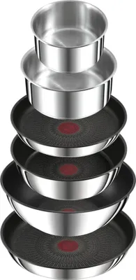 Produktbild von Tefal Ingenio Preference L97494, Gemischtes Set, Edelstahl, Edelstahl, Titan, Edelstahl, Thermo-Punkt