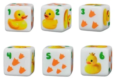 Produktbild von Würfelset D6:Duck (12)