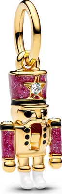 Produktbild von Pandora Charm-Anhänger Beweglicher Nussknacker 14K Vergoldet 763583C01