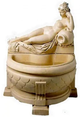 Produktbild von Casa Padrino Jugendstil Gartenbrunnen Beige 78 x 62 x H. 106 cm