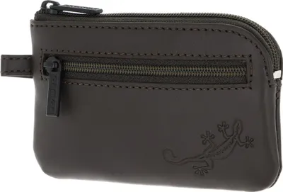 Produktbild von oxmox Leder Schlüsselmäppchen Leather Keyholder Lizard 2.0 Embossed Brown dunkelbraun