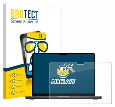 Produktbild von BROTECT Schutzglas für Apple MacBook Pro 14" M5 2026 Schutzfolie Panzer Folie Glas Display Schutz klar