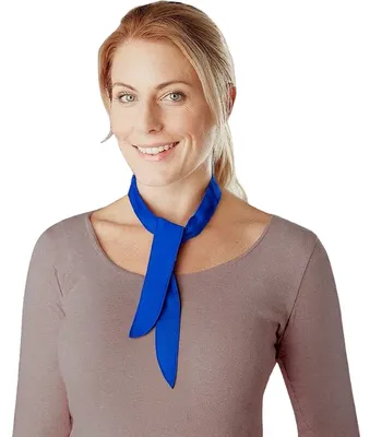 Produktbild von Hochwertiger Uni Kühlschal, Kalte Schal -  Blau