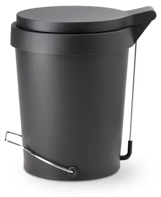 Produktbild von Authentics Tip Treteimer 15 L, Abfalleimer, Papierkorb, Polypropylen, V2A, Schwarz, 1087199
