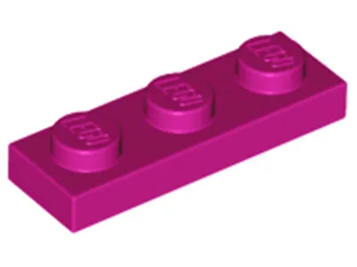 Produktbild von Lego® 1x3 Platte 3623 - 250 Stück Magenta
