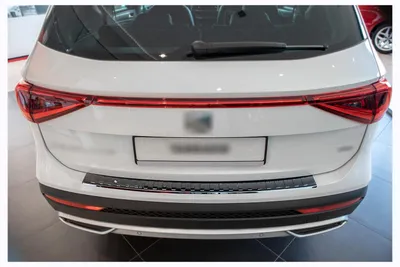 Produktbild von Edelstahl Ladekantenschutz für Seat Tarraco Abkantung 2018-