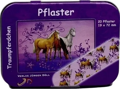 Zdjęcie produktu dla Plastry dla dzieci Dream Horse Tin 20 szt