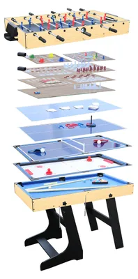 Produktbild von Bayagu Multifunktionaler Spieltisch 15-in-1 Holz Multigame-Tisch