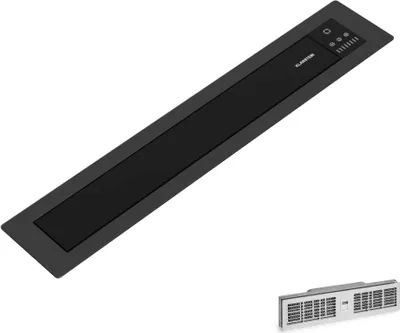 Image de Klarstein Brisa Hotte Aspirante 60 cm - Cee A+, Débit 710 M³/H, Silencieuse 42-66 dB,Tactile, Led, Technologie Flip-Open, Acier Inox, Hotte Encastrable De Plan De Travail