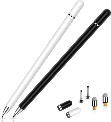 Produktbild von Stylus für iPad (2 Stück), StylusHome Magnetische Disc Universal-Stylus-Stifte für Touchscreens von Apple/iPhone/iPad Pro/Mini/Air/Android/Microsoft/Surface mit allen kapazitiven Touchscreens