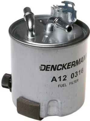 Produktbild von Kraftstofffilter DENCKERMANN A120316 für RENAULT SCÉNIC II (JM0/1) Leitungsfilter