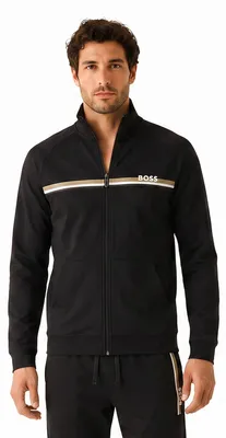 Produktbild von BOSS Herren-Sweatshirt aus Baumwolle mit Reißverschluss 50554779