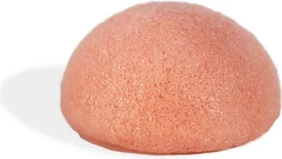 Produktbild von Organic Konjac Facial Sponge with Pink Clay | Sanfte Reinigung und Peeling | Natürlicher Glow für die Haut | Vegan & Umweltfreundlich