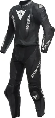 Zdjęcie produktu dla Dainese Laguna Seca 5 2-częściowy kombinezon skórzany czarny / czarny / biały 104