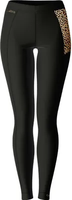 Obrázek produktu pro Dámské funkční spodky dlouhé LEO černá/hnědá Bamboo Thermo - Hnědá / XS