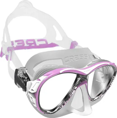 Produktbild von Cressi Naxos Tauchmaske Durchsichtig,Rosa Durchsichtig,Rosa One Size