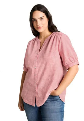 Productafbeelding van Tom Tailor 1051895_46, Tuniek, Volwassen, Dames, Roos, Korte mouwen, Regular fit