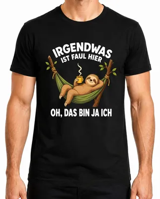 Obrázok produktu pre Niečo tu nesedí. Ale počkaj, to som ja. Tričko s nápisom "Statement", čierna farba, veľkosť M. (Sarkasticky)