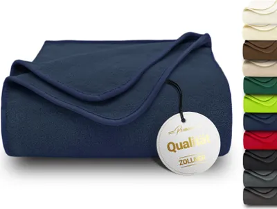 Produktbild von Kuscheldecke, 130x170 cm, Polar-Fleece, dunkelblau