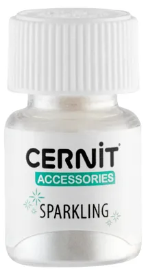 Produktbild von Cernit 6x Sparkling 5g, Metallic Pigmentpulver, Silber - Silber CE6100005080C