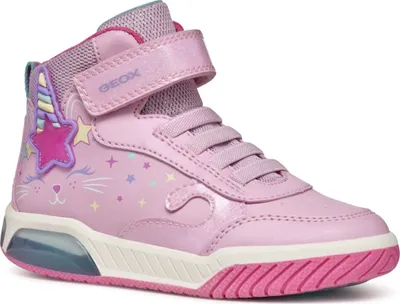Image de Geox Bottines pour filles J46ASB 0BCKC C8206 Couleur : Rose Taille : 35