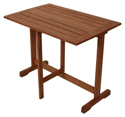 Produktbild von Gartentisch Beistelltisch Tisch 90x60cm klappbar Eukalyptusholz