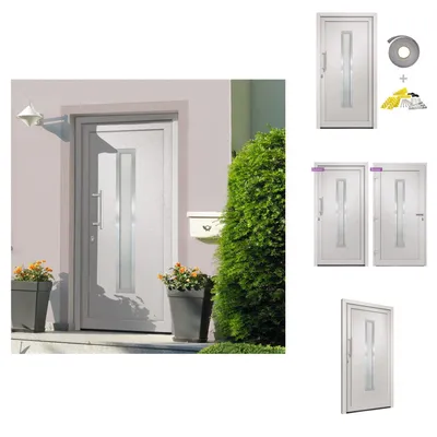 Produktbild von vidaXL Haustür Weiß 98x208 cm - Haustüren