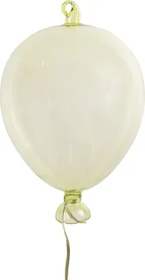 Obrázok produktu pre Clayre & Eef Dekoratívny prívesok Balón Ø 10x17 cm Zelené sklo
