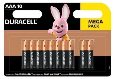 Produktbild von Duracell MN 2400 Basic AAA (LR03) Blistera iepakojuma 10gb.