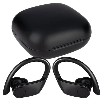 Obrázek produktu pro Bezdrátová sluchátka Bluetooth Grundig True Wireless Sports Headphones - Až 30 hodin přehrávání - Rychlé nabíjení přes USB-C - Pohodlné nošení