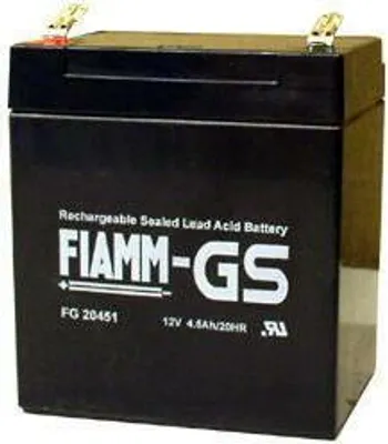 Produktbild von Fiamm Bleiakku FG20451 12,0 Volt 4,5 Ah mit 4,8mm Steckanschlüssen