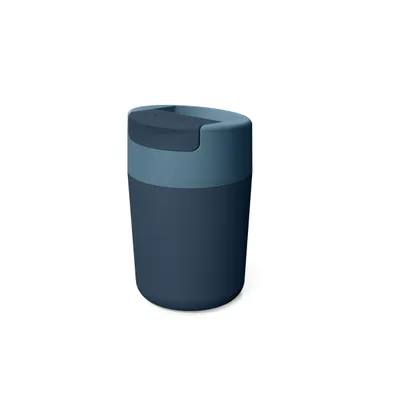 Produktbild von Joseph Joseph Sipp Reisebecher Klappdeckel 340 ml blau