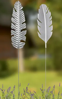 Obrázek produktu pro Kovová zahradní zátka Gilde "Palm leaf" VE 3 67659