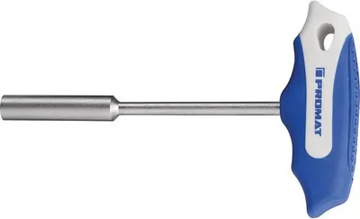 Image de Clé à douille hexagonale SW 13mm Longueur de la lame 125mm Version manche 2K avec poignée transversale PROMAT