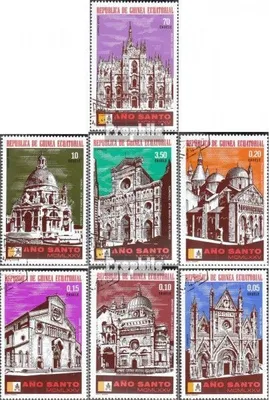 Produktbild von Briefmarken Äquatorialguinea 1974 Mi 363-369 (kompl.Ausg.) gestempelt Heiliges Jahr 1975