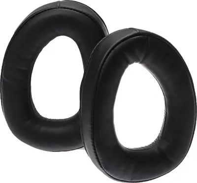 Produktbild von vhbw Ohrpolster kompatibel mit Sennheiser GSP 350, GSP 301, GSP 300, GSP 303, GSP 302 Kopfhörer Headset, Kunststoff Schwarz